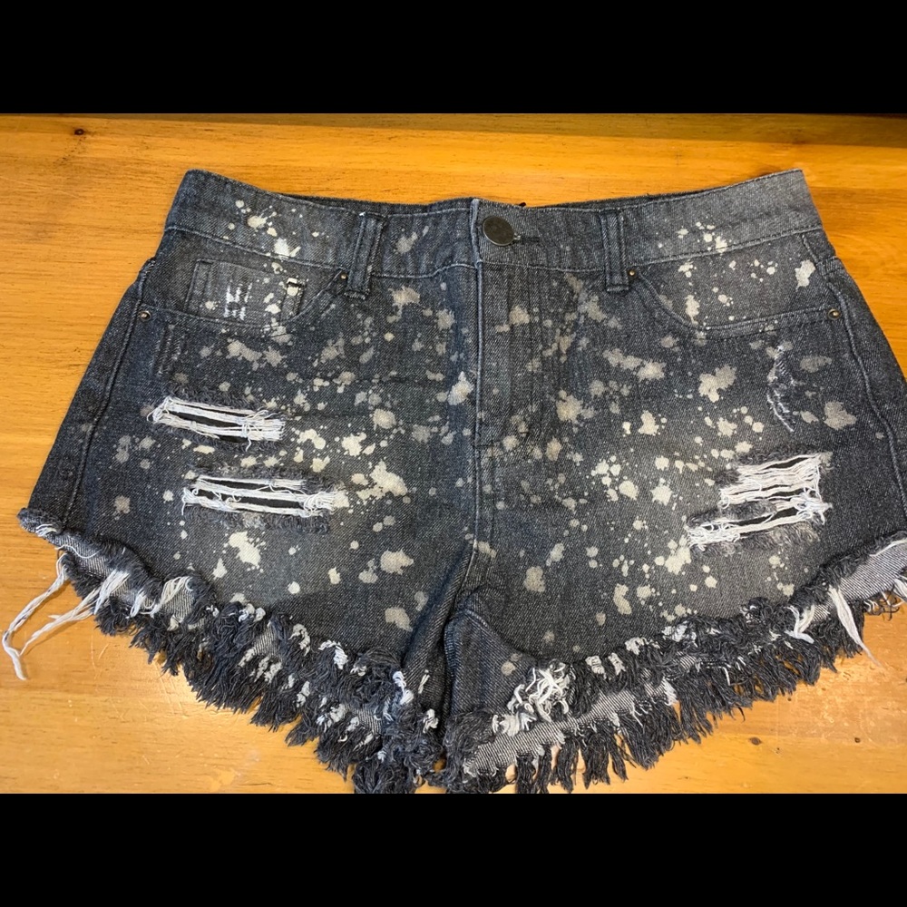 Forever 21 Black Jean Shorts